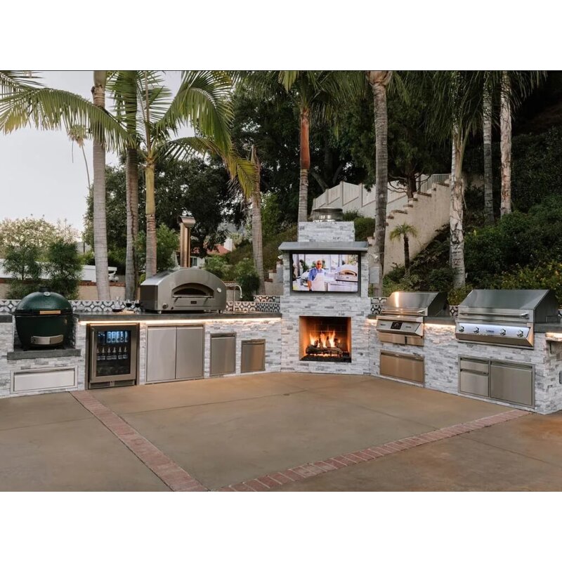 Gas/ Hybrid Pizzaofen Alfa Forni Futuro - 4 Pizze - Silberschwarz