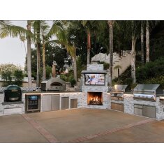 Gas/ Hybrid Pizzaofen Alfa Forni Futuro - 4 Pizze - Silberschwarz