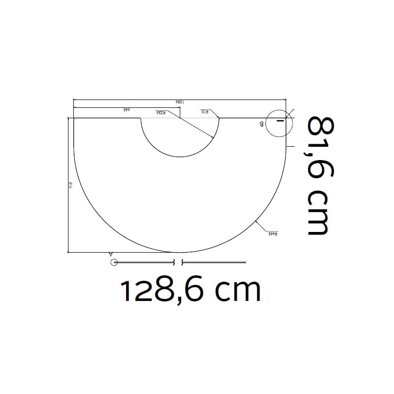 Morsoe Glas-Vorlegeplatte für Serie 7800/ 7900