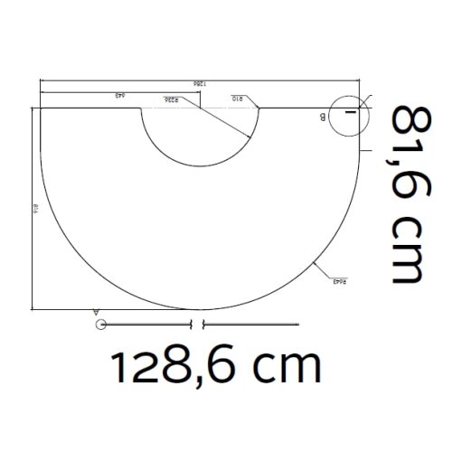 Morsoe Glas-Vorlegeplatte für Serie 7800/ 7900