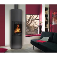 Kaminofen Wamsler Rook - 6,3 kW - Schwarz