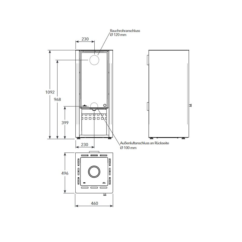 Kaminofen Lohberger - Cook Me - 7,1 kW