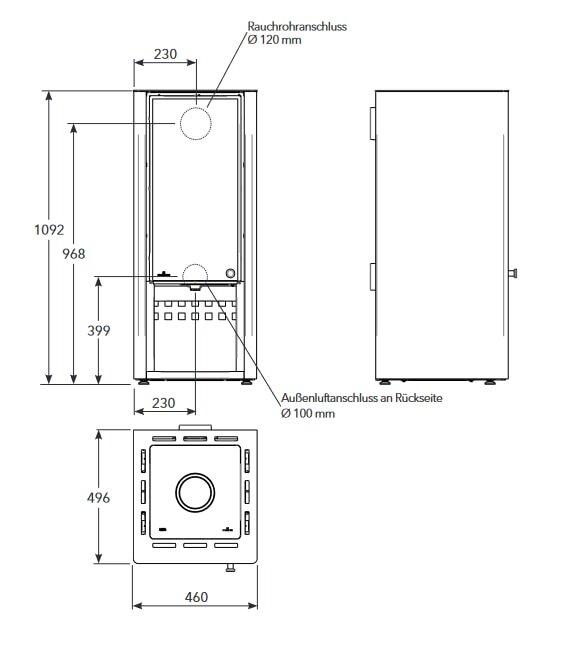 Kaminofen Lohberger - Cook Me - 7,1 kW