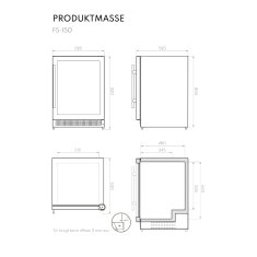 Vivandio Outdoor Kühlschrank FS-150 - 150 Liter