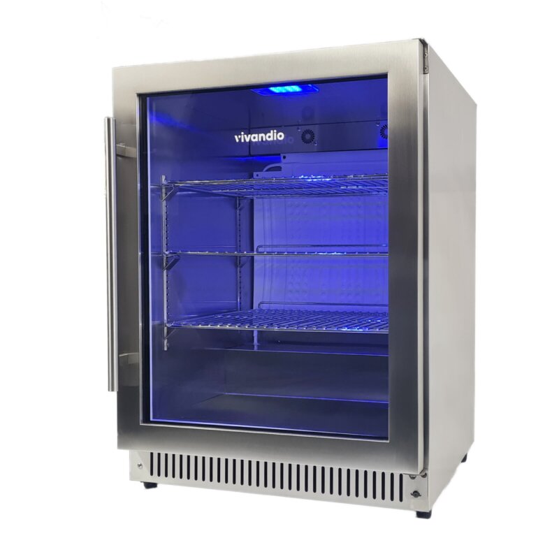 Vivandio Outdoor Kühlschrank FS-150 R - 150 Liter Griff links, Anschlag rechts