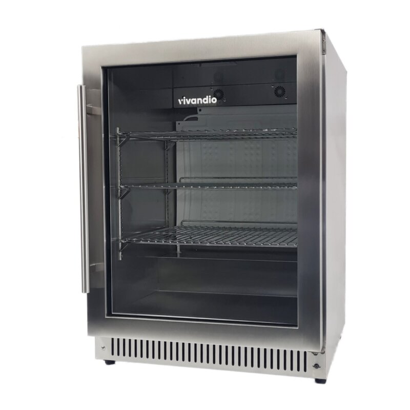 Vivandio Outdoor Kühlschrank FS-150 R - 150 Liter Griff links, Anschlag rechts