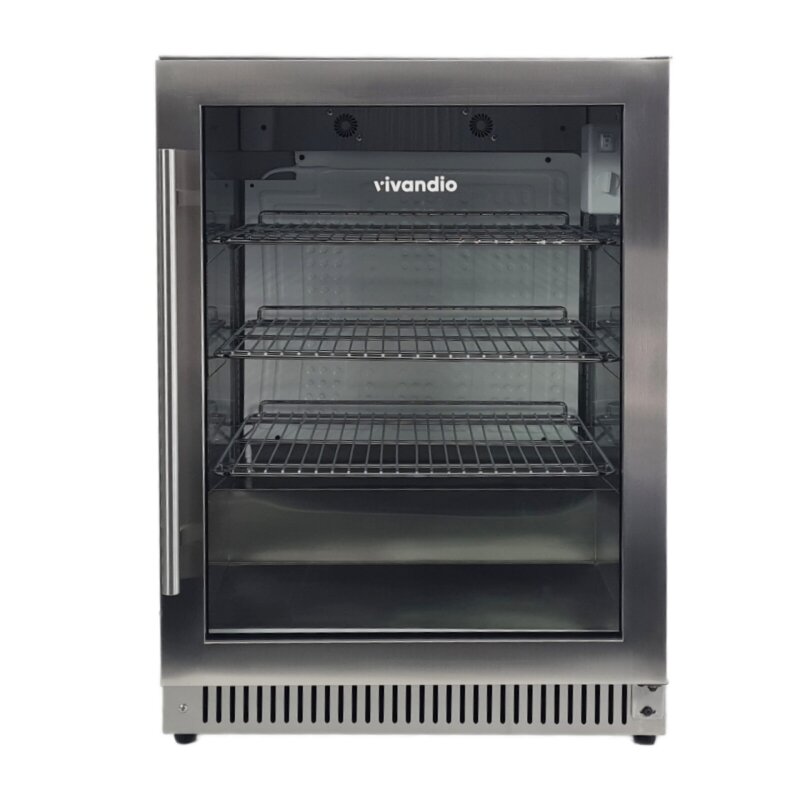 Vivandio Outdoor Kühlschrank FS-150 R - 150 Liter Griff links, Anschlag rechts