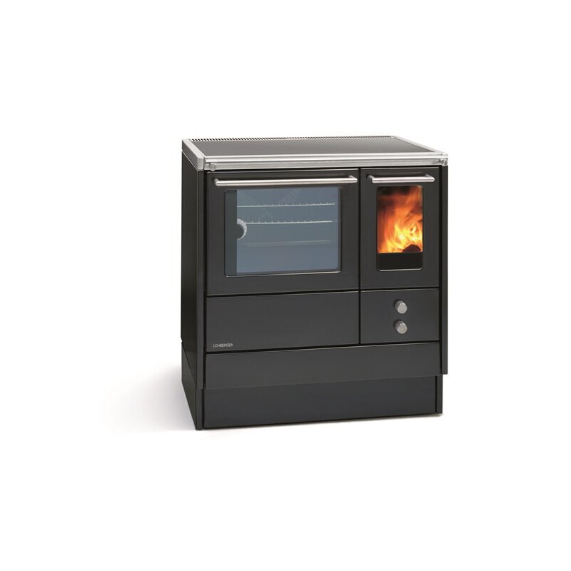 Küchenherd Lohberger Varioline - LC 80 Classic mit Sichtfenster - schwarz - 7 kW - LAGERGERÄT