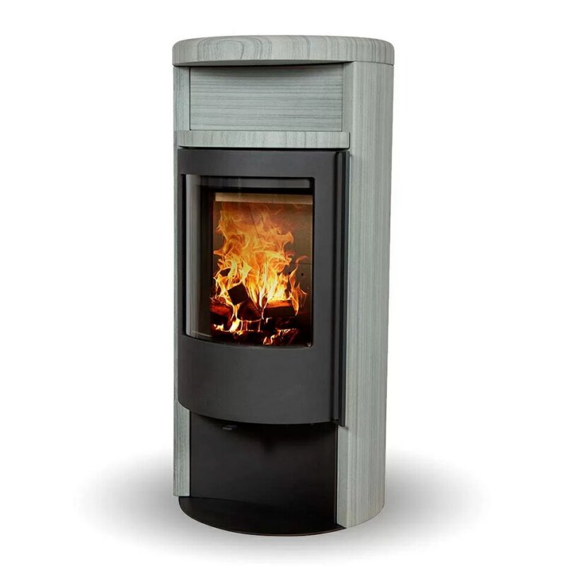 Kaminofen Jydepejsen Orion - Grey Wood Sandstein Spezial - 8 kW
