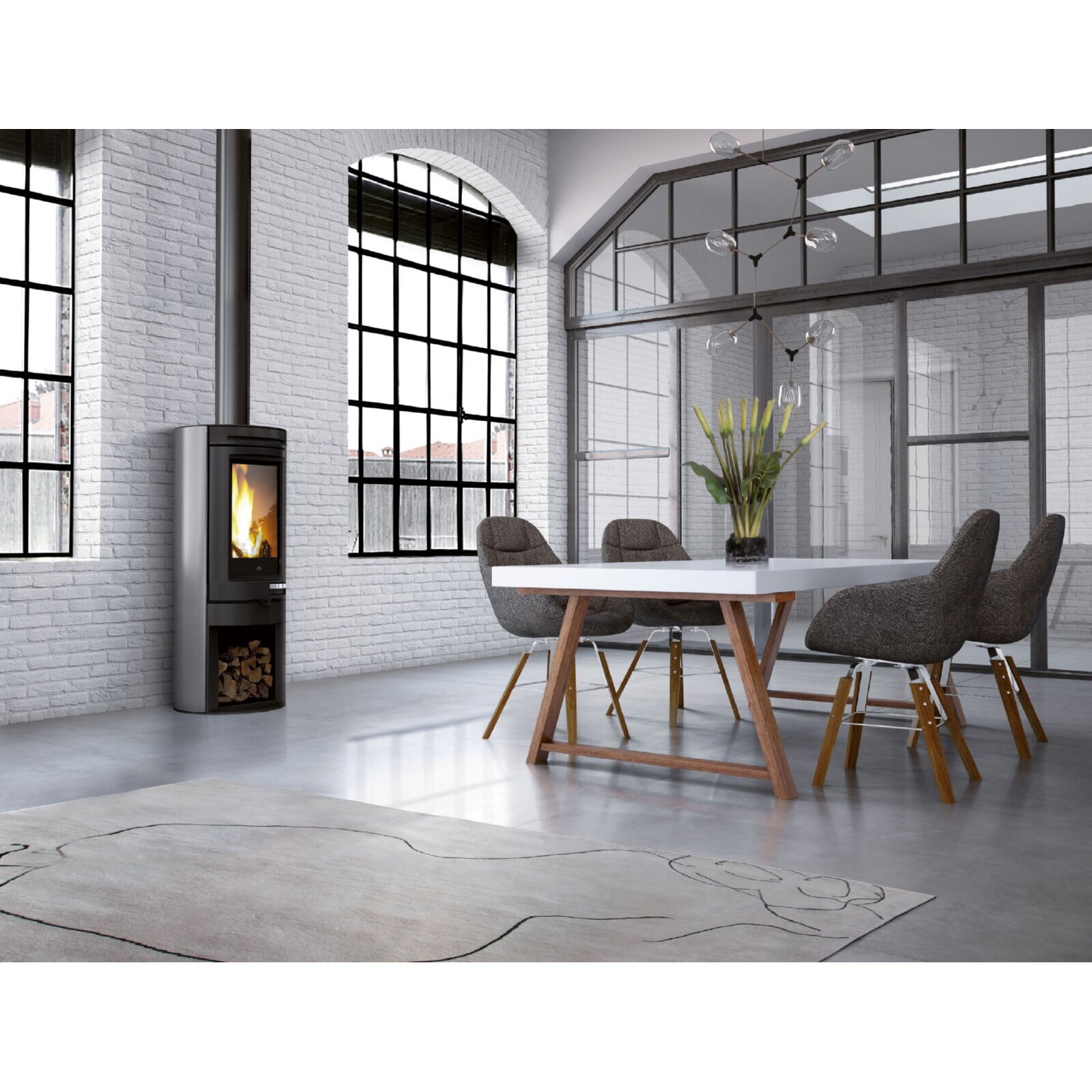 Kaminofen Edilkamin TALLY Evo - 8 kW