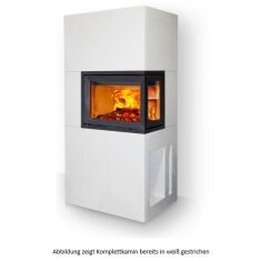 Kaminbausatz Jotul FS 520 - 7,5 kW - schwarz lackiert (BP)
