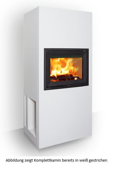 Kaminbausatz Jotul FS 520 - 7 kW - schwarz lackiert (BP)