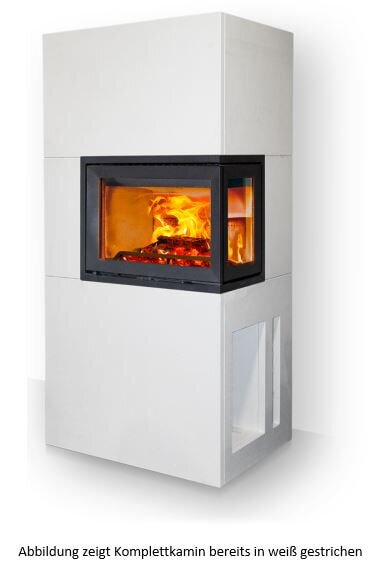 Kaminbausatz Jotul FS 520 - 7,5 kW - schwarz lackiert (BP)