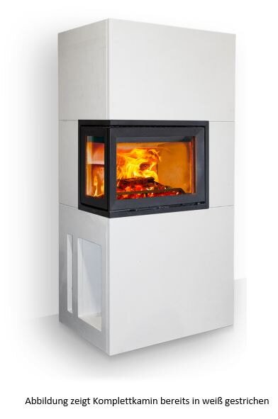 Kaminbausatz Jotul FS 520 - 7,5 kW - schwarz lackiert (BP)
