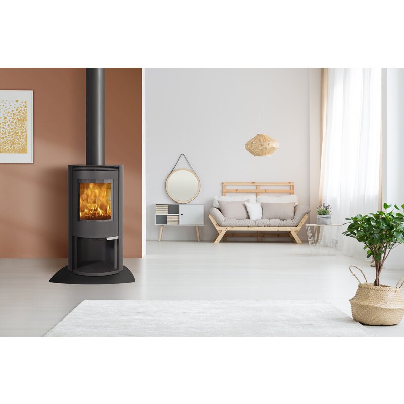 Kaminofen ILD 7 Eco AP (BP) - 5,3 kW - Schwarz