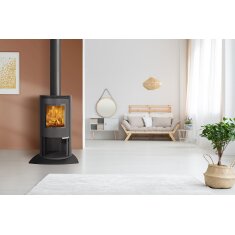 Kaminofen ILD 7 Eco AP (BP) - 5,3 kW - Schwarz