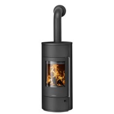 Kaminofen wassergeführt Oranier Polar Neo Aqua - 10 kW - Stahl Schwarz - Verkleidung Stahl Schwarz