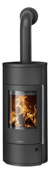 Kaminofen wassergeführt Oranier Polar Neo Aqua - 10 kW - Stahl Schwarz - Verkleidung Stahl Schwarz