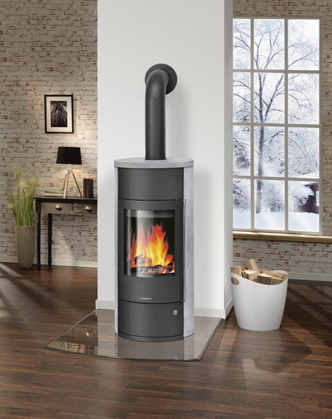 Kaminofen Oranier Polar Neo W+ (Wärmespeicherung) - 8 kW