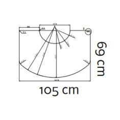 Morsoe Glasvorlegeplatte für Serie 6143 + 6843 + 6848