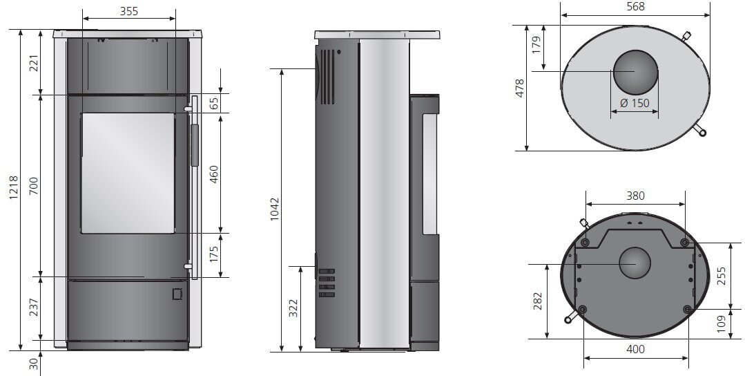 Kaminofen Oranier Polar Neo 6 - 6,5 kW