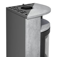 Kaminofen Oranier Polar Neo Eck Wandbündig - 6,5 kW