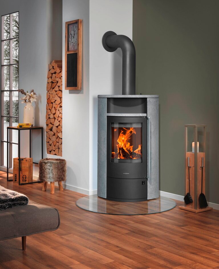 Kaminofen Oranier Polar Neo Eck Wandbündig - 6,5 kW