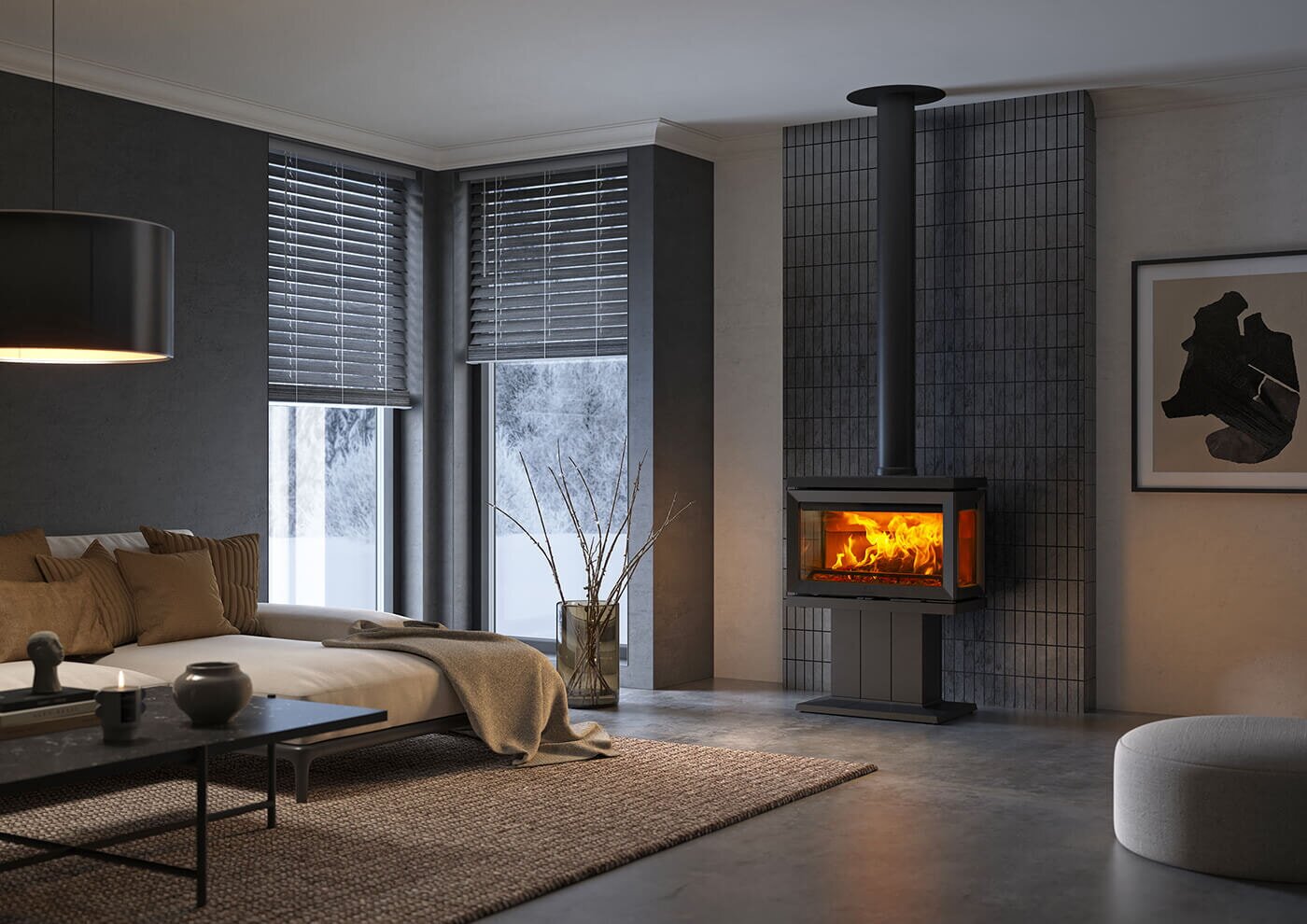 Kaminofen Gussofen Jotul F 620 P (Sockel) - 8,7 kW