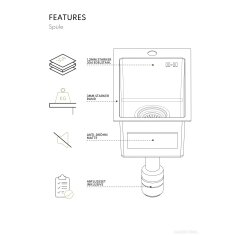 Vivandio Outdoor Spüle MB mit Kaltwasserarmatur für Gartenschlauch (310 x 210 x 520 mm)