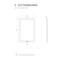 Vivandio Outdoorküchen - Schneidebrett M (Deckel für Spüle MA & MB)