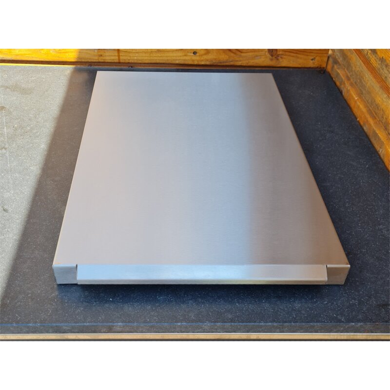 Vivandio Outdoorküche - Deckel für Induktionskochfeld, Edelstahl gebürstet