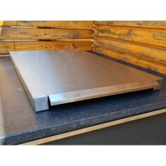 Vivandio Outdoorküche - Deckel für Induktionskochfeld, Edelstahl gebürstet