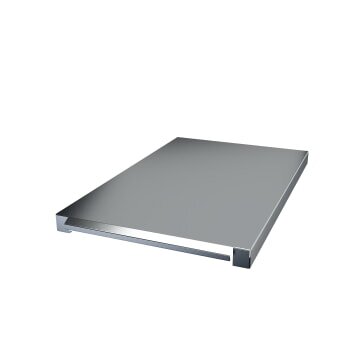 Vivandio Outdoorküche - Deckel für Induktionskochfeld, Edelstahl gebürstet