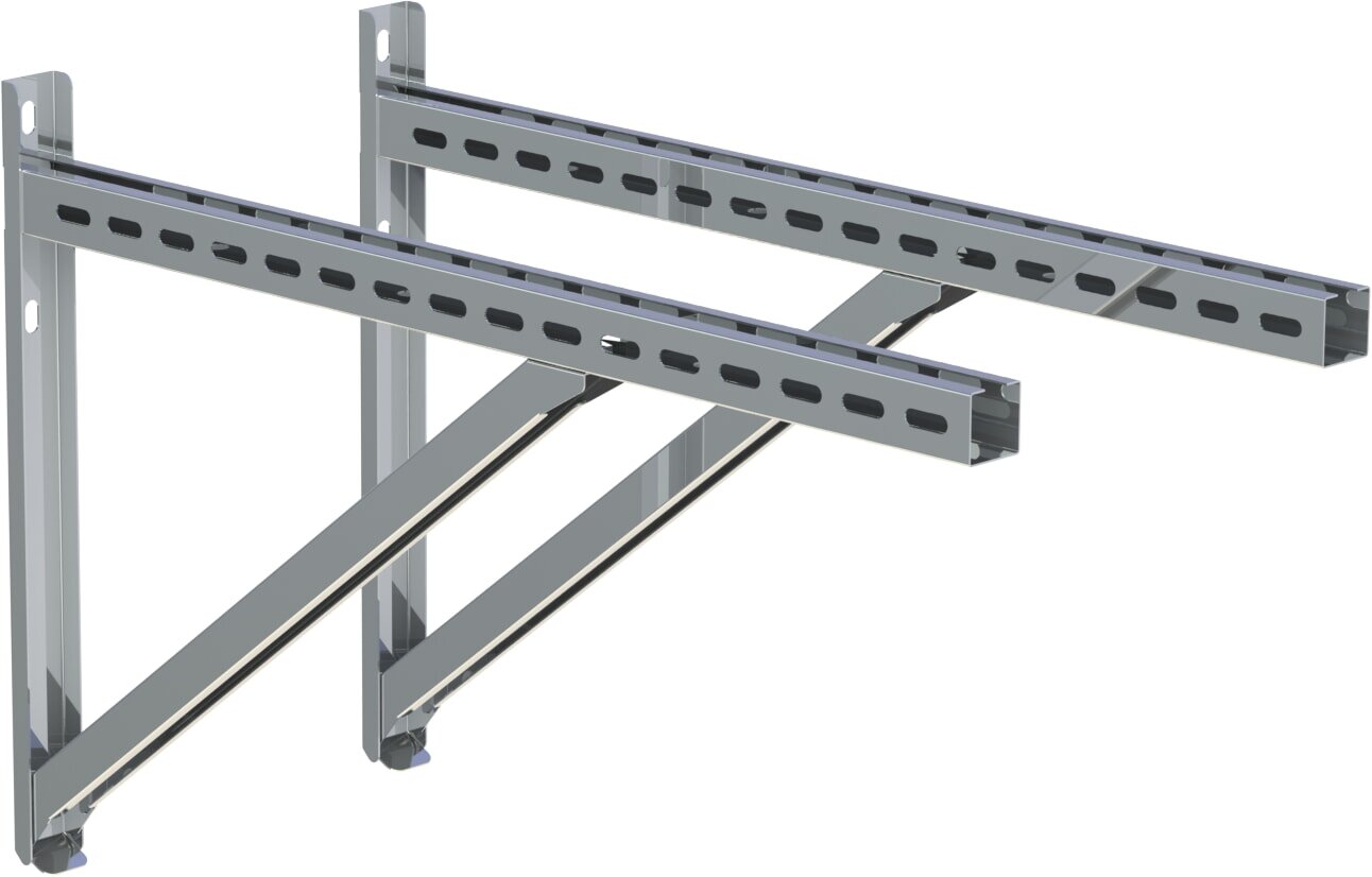 Wandstütze + Querträger Typ 3 - 750 mm