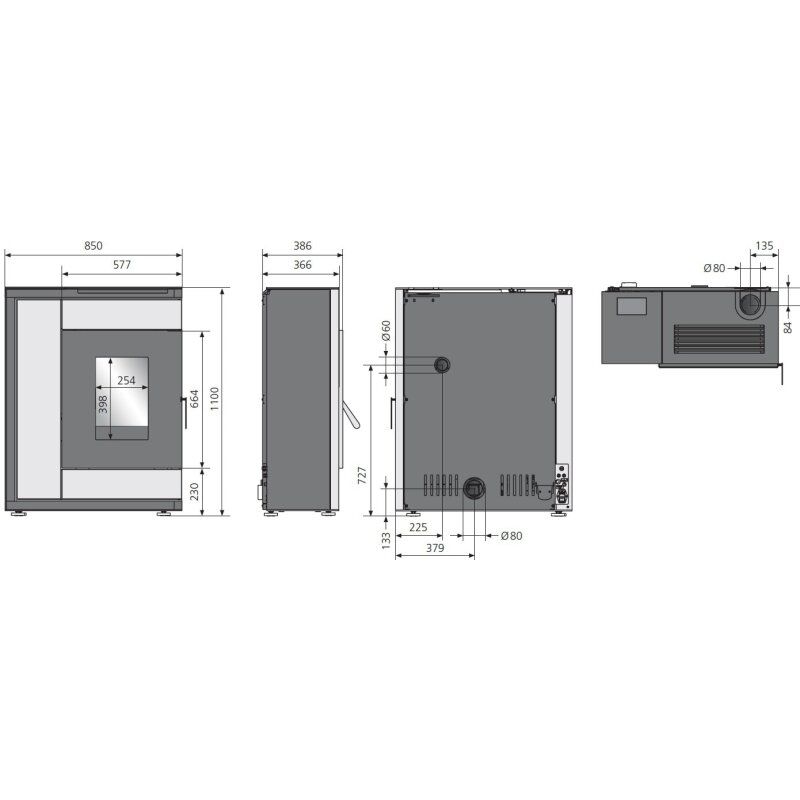 Pelletofen Oranier Boreas - 8 kW