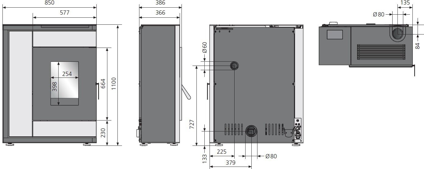 Pelletofen Oranier Boreas - 8 kW