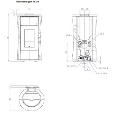 Pelletofen wasserf&uuml;hrend Edilkamin Cherie H 14 Evo - 14,2 kW