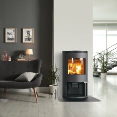 Kaminofen ILD 9 Eco AP (BP) - 6,5 kW - Schwarz