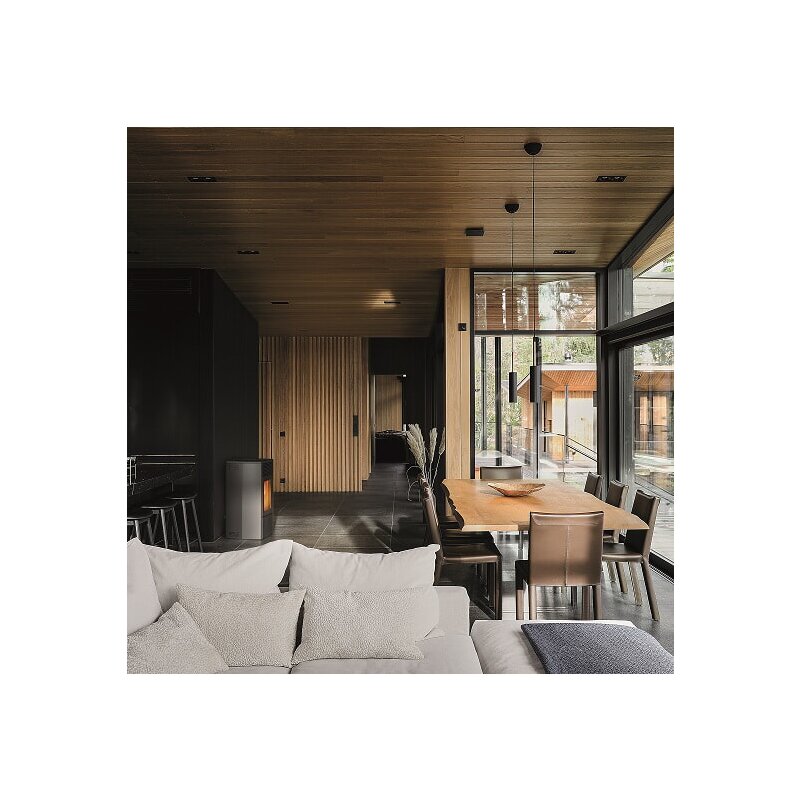 Pelletofen wassergeführt MCZ EGO Hydromatic 12 R (Anschluss hinten) - Maestro+ - 12 kW