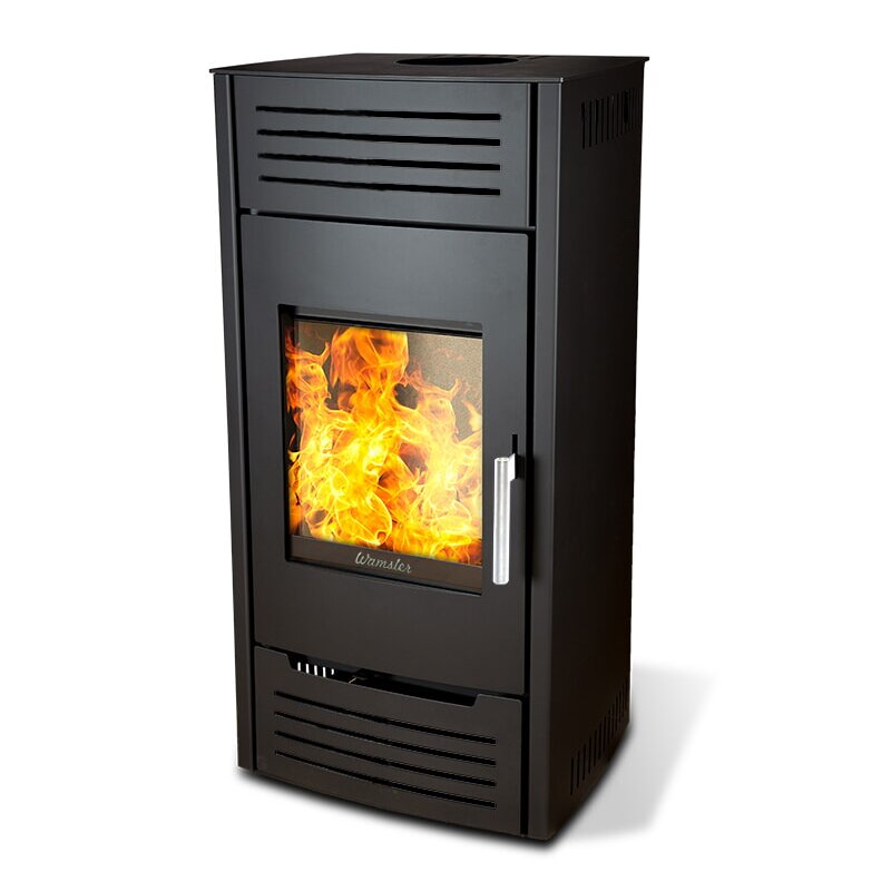 Kaminofen Wamsler Seto 1G - 8 kW - Stahl Schwarz