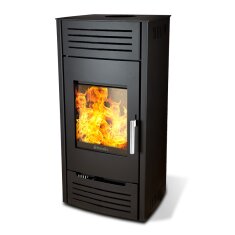 Kaminofen Wamsler Seto 1G - 8 kW - Stahl Schwarz