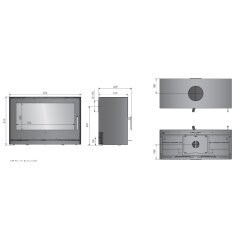 Kaminofen Justus Dias XL - 8 kW