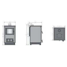 K&uuml;chenherd Justus Rustico 50 - 7 kW