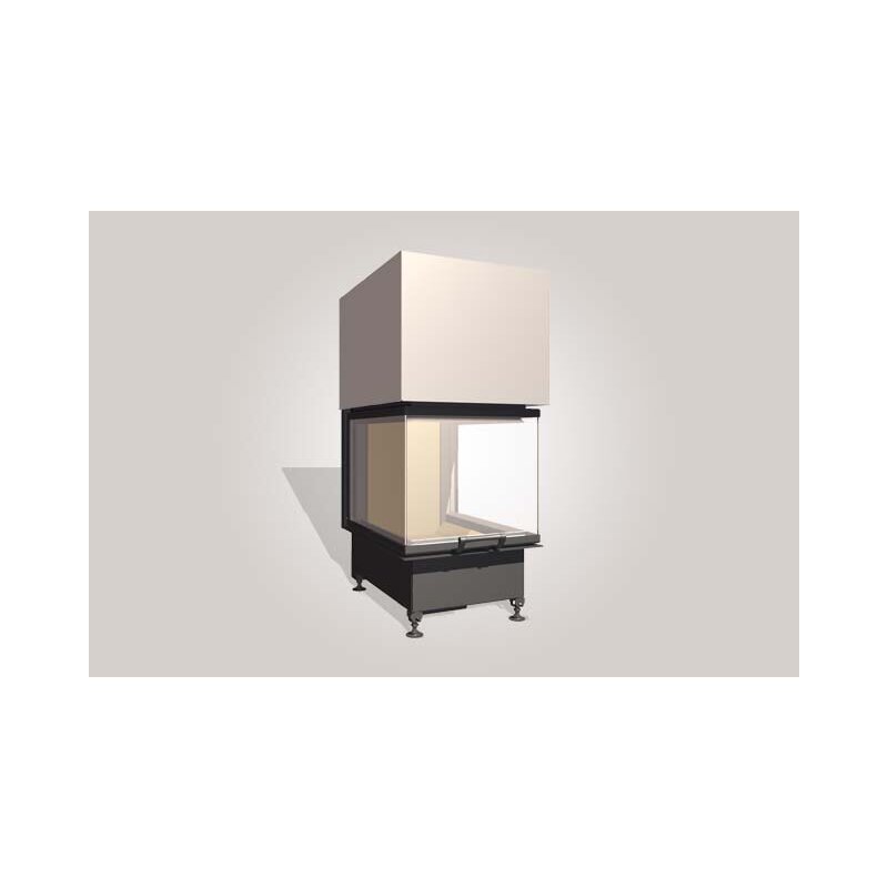 Kaminbausatz Camina S14 - 9 kW - Speicherkamin - Designbeton