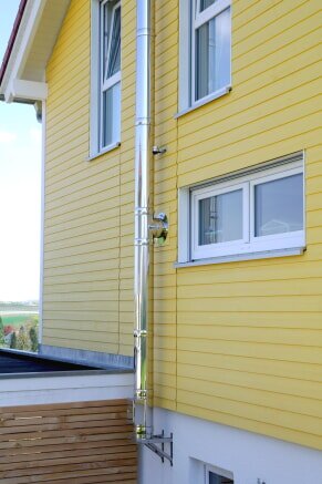 BASIS Edelstahlschornstein doppelwandig Ø 150 mm - Jeremias DW-ECO 2.0