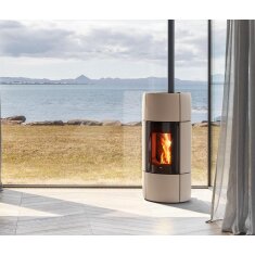 Pelletofen MCZ CURVE Air Matic 8 UP M2 Core (Anschluss oben) - Maestro+ - 8 kW