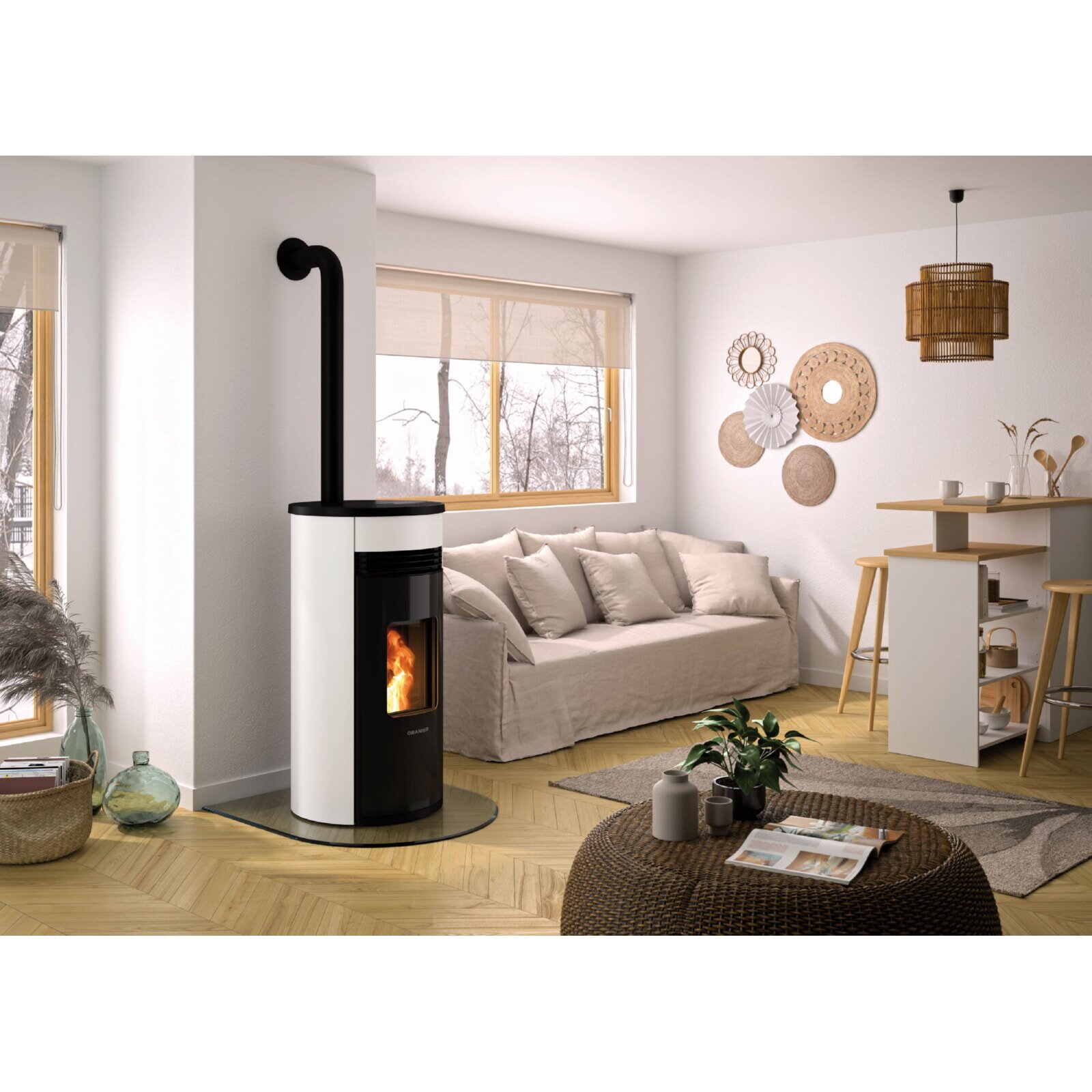 Pelletofen Oranier Sando 60 - 8 KW