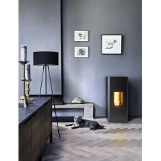 Pelletofen MCZ MAKO Comfort Air Matic 8 Core R (Anschluss hinten) kanalisierbar - Maestro+ - 8 kW