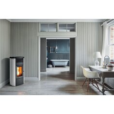 Pelletofen MCZ MUSA Comfort Air Matic 12 R CORE M3 (Anschluss hinten) kanalisierbar - Maestro+ - 12 kW