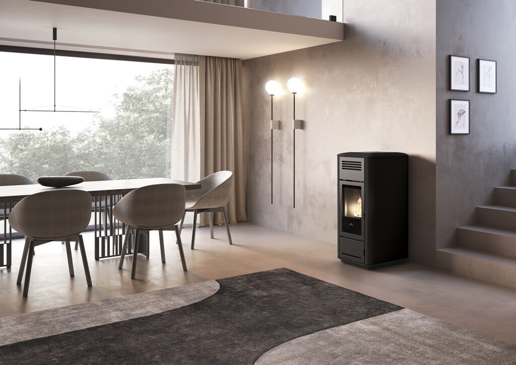 Pelletofen wasserführend Edilkamin MILLA H 15 Evo - 14,8 kW